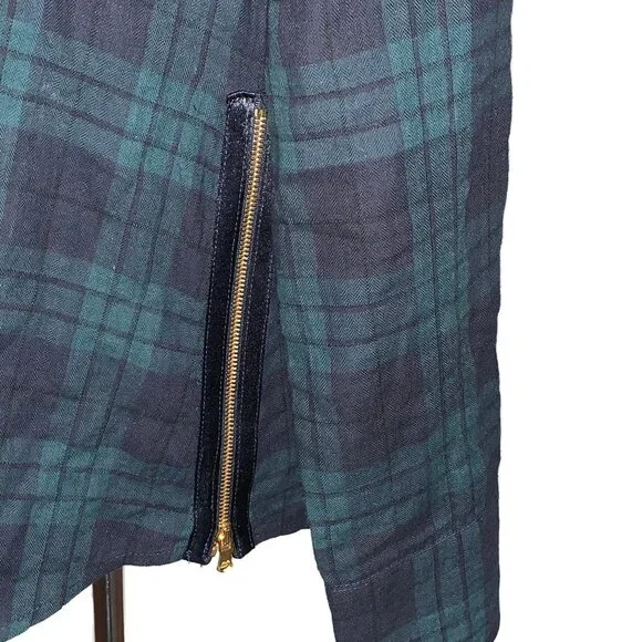 Harvey Faircloth Flannel Size Zip Button Down - Picture 9 of 12